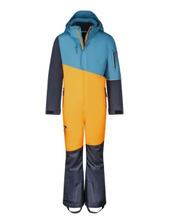 Trollkids Kids Hallingdal sněhová kombinéza modrá/žlutá (350-196)