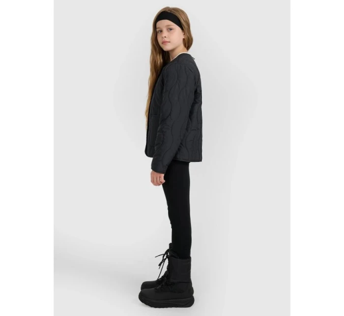 Dívčí péřová bunda se syntetickou výplní 4F 4FJRAW25TDJAF0767-20S Dívčí péřová bunda se syntetickou výplní 4F 4FJRAW25TDJAF0767-20S