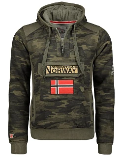 Geographical Norway GYMCLASS MEN CAMO 100 (WT1663H/GN/MILITAIRE KAKI)