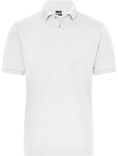 JN Pánské pracovní elastické bio polo Solid 02. white model 22531912 - Daiber