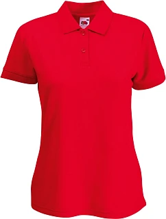LadyFit 65/35 Polo Dámské piqué polo model 22426824 red - Fruit of the Loom
