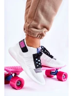 Dámská sportovní obuv nazouvací Bíle model 21591025 - Boto Dámská sportovní obuv nazouvací Bíle model 21591025 - Boto