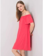 Sukienka model 20278618 koralowy - FPrice Sukienka model 20278618 koralowy - FPrice