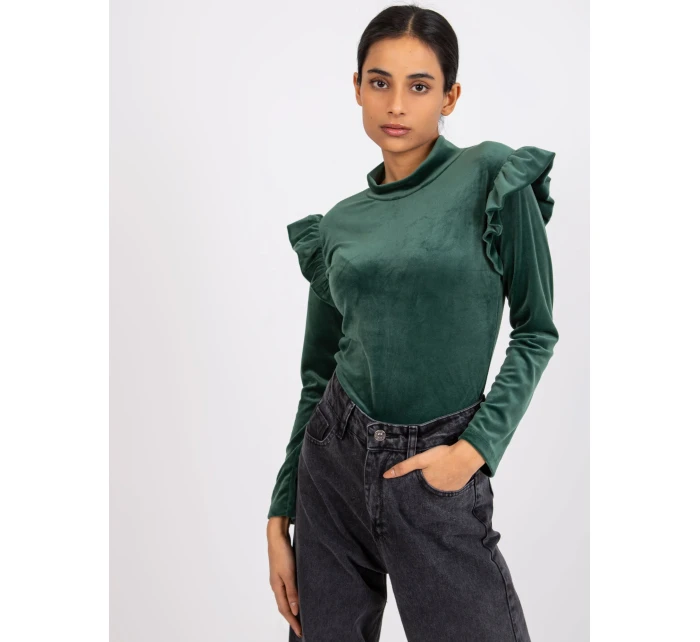 Halenka DHJ BZ 6533B.85 tmavě zelená