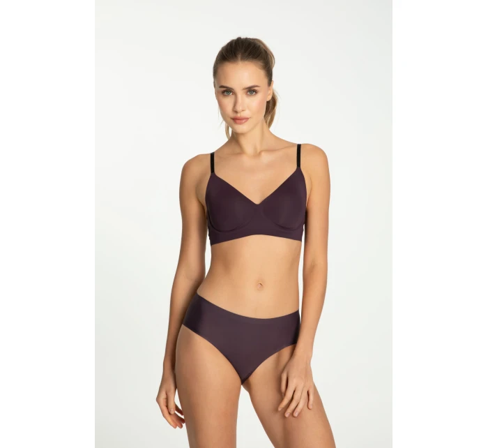 Spodní díl bikin Dark Plum Simple Classic - Julimex Spodní díl bikin Dark Plum Simple Classic - Julimex