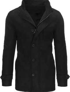 Černý pánský kabát Dstreet CX0435