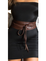 Sexy waist belt in leather look