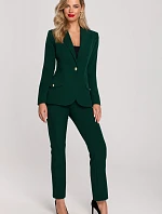 Dámské sako K141 tmavě zelené - Makover