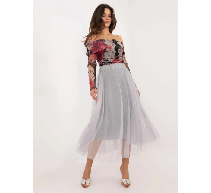 Dámská sukně DHJ SD 19568.13X Šedá - FPrice