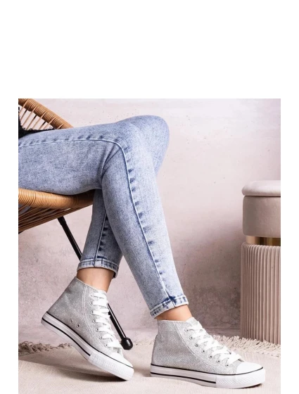 Tenisky model stříbrné Solea model 21935237 - SWEET SHOES Tenisky model stříbrné Solea model 21935237 - SWEET SHOES