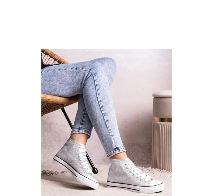 Tenisky B219 model 207211 stříbrné - Solea Tenisky B219 model 207211 stříbrné - Solea