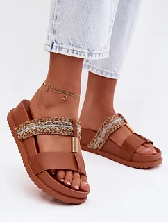 Klapky na platformě model 226368 Step in style