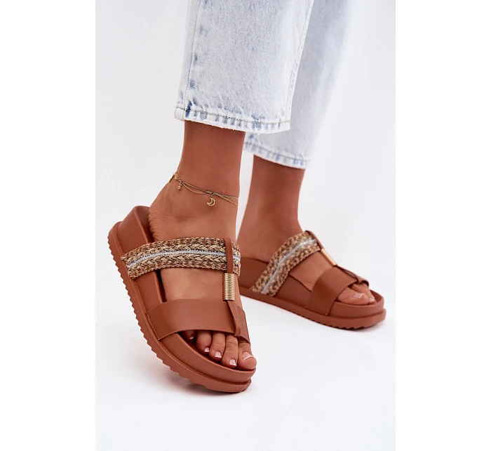 Klapky na platformě model 226368 Step in style Klapky na platformě model 226368 Step in style