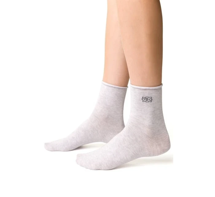 Vzorované netlačící ponožky Steven art.099 35-40