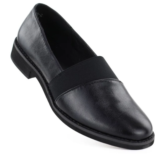 Dámské černé polobotky Jezzi RMR25128