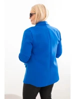 Dámská sako Plus Size bez zapínání s podšívkou model 21468636 - K-Fashion