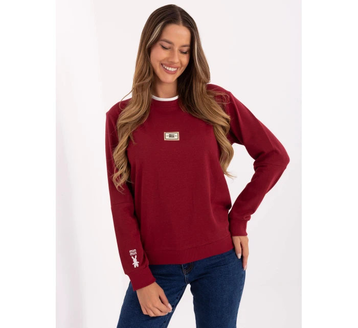 Bluza RV BL model 21319837 bordowy - FPrice Bluza RV BL model 21319837 bordowy - FPrice