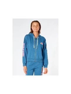 Mikina RIP CURL Wave Shapers Zip Through - modrá
