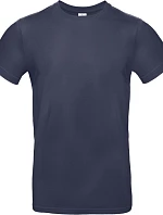 B&C #E190 Tričko z těžké bavlny 01.003T navy blue