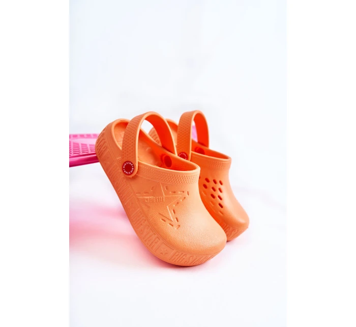 Dětské lehké pantofle Big Star Oranžová model 21593881 - Big Star Shoes Dětské lehké pantofle Big Star Oranžová model 21593881 - Big Star Shoes