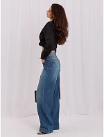 Spodnie model 21314530 ciemny niebieski - FPrice Spodnie model 21314530 ciemny niebieski - FPrice