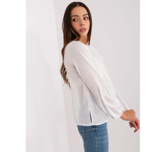 Bluzka LK BZ model 18865941 ecru - FPrice Bluzka LK BZ model 18865941 ecru - FPrice