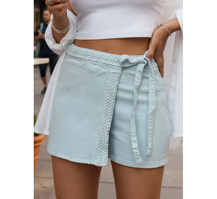 Dámská modrá džínová sukně-šortky FashionStreet SY0513