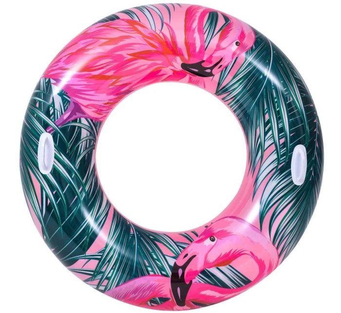 TROPICKÝ PLAVECKÝ KRUH 115CM 37598 RŮŽOVÝ TROPICKÝ PLAVECKÝ KRUH 115CM 37598 RŮŽOVÝ