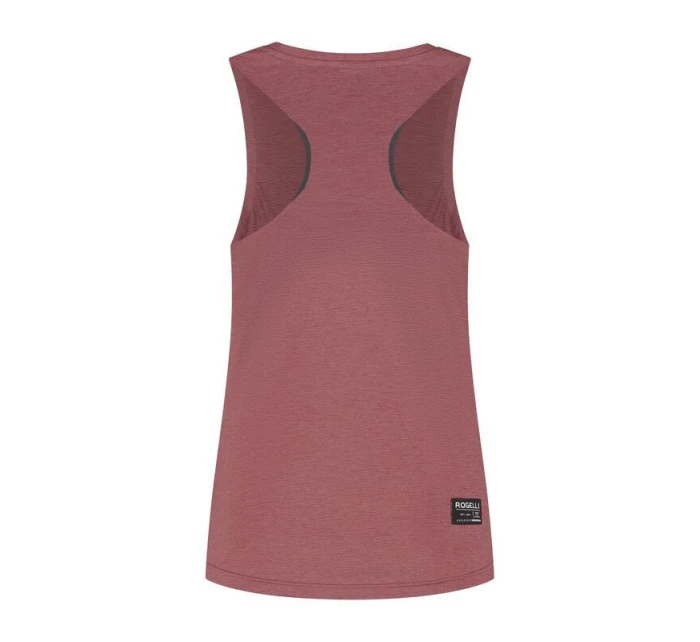 Rogelli dámské tričko bez rukávů d/b DISTANCE burgundy M Rogelli dámské tričko bez rukávů d/b DISTANCE burgundy M