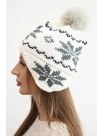 Čepice s rolováním Magda K293 camel