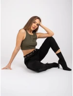 Spodnie DHJ SP model 20961798 czarny - FPrice Spodnie DHJ SP model 20961798 czarny - FPrice