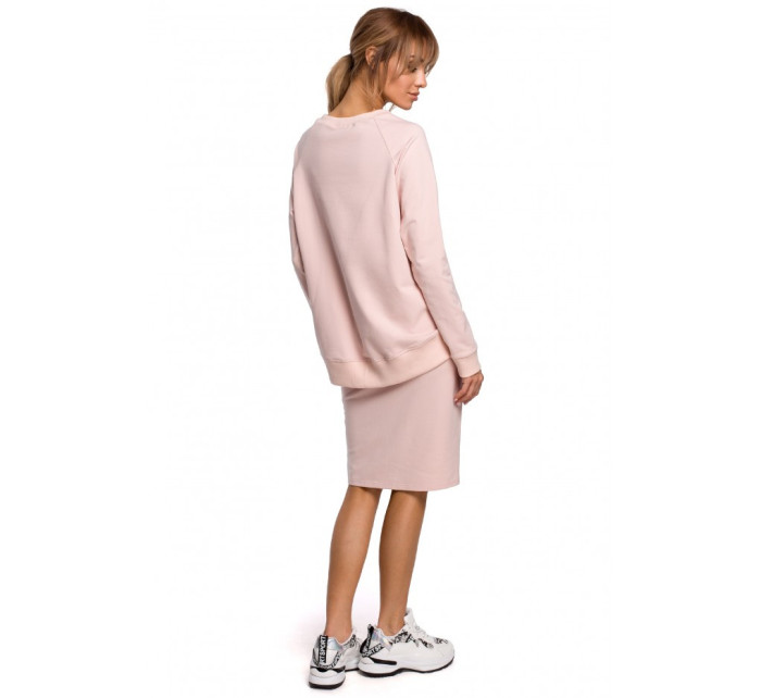 tužková sukně s pruhem s logem  růžová model 18002592 - Moe