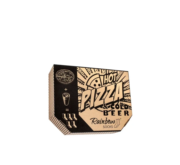 Sada Rainbow Socks Pizza & Beer 5 párů Sada Rainbow Socks Pizza & Beer 5 párů