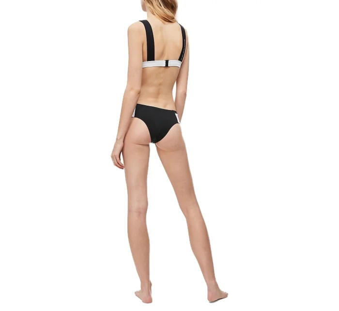Spodní díl plavek KW0KW00841-BEH černobílá - Calvin Klein Spodní díl plavek KW0KW00841-BEH černobílá - Calvin Klein