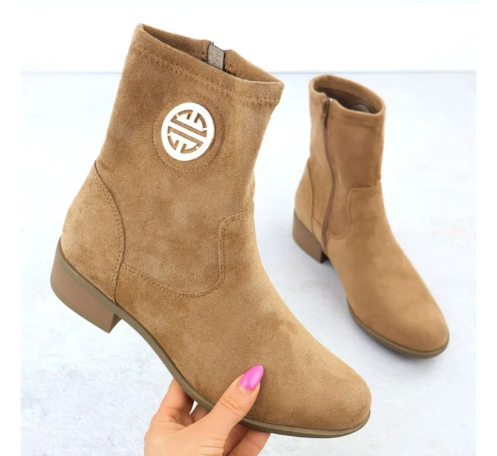 Semišové boty Jezzi W 198-28 JEZ432C