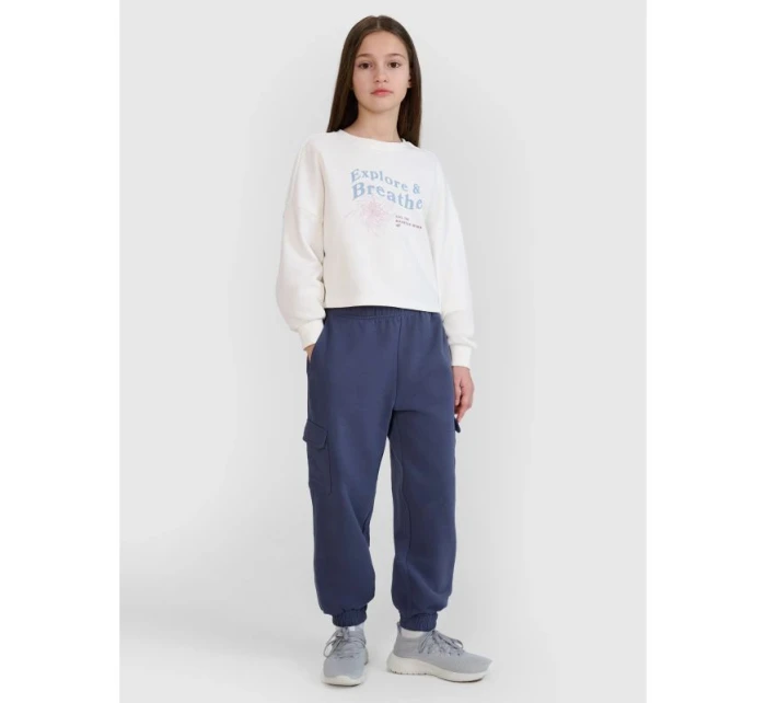 Dívčí tepláky model 21435953 - 4F Dívčí tepláky model 21435953 - 4F