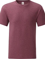 Fruit of the Loom Iconic 150 T Pánské tričko 16.1430 heather burgundy