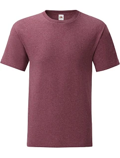 Iconic 150 T Pánské tričko model 22413488 heather burgundy - Fruit of the Loom