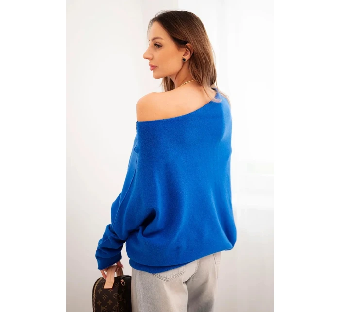 Dámský asymetrický svetr z viskózy model 21718737 - K-Fashion Dámský asymetrický svetr z viskózy model 21718737 - K-Fashion