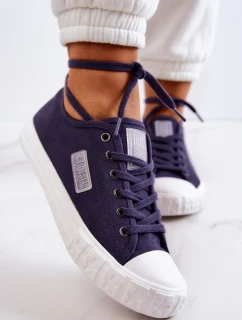 Klasické dámské tenisky BIG STAR model 21576022 námořnická modrá - Big Star Shoes