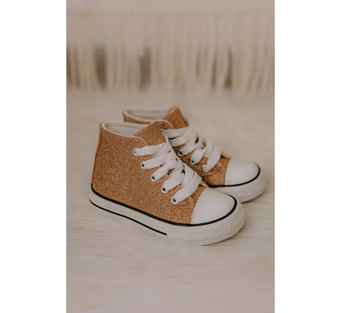 Dětské vysoké tenisky Růžové zlato Catrina Dětské vysoké tenisky Růžové zlato Catrina