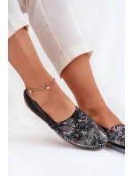 Kožené Baletky Se Vzorem Maciejka T1930-39 Černé