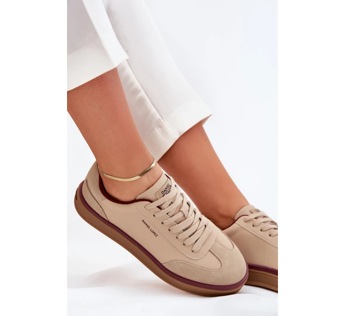 Dámské Kožené Tenisky Just Dare Béžové model 21703344 - Daniel Lopez Just Dare Dámské Kožené Tenisky Just Dare Béžové model 21703344 - Daniel Lopez Just Dare