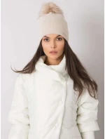 Dámská čepice JK CZ 34 model 15837361 béžová - FPrice Dámská čepice JK CZ 34 model 15837361 béžová - FPrice