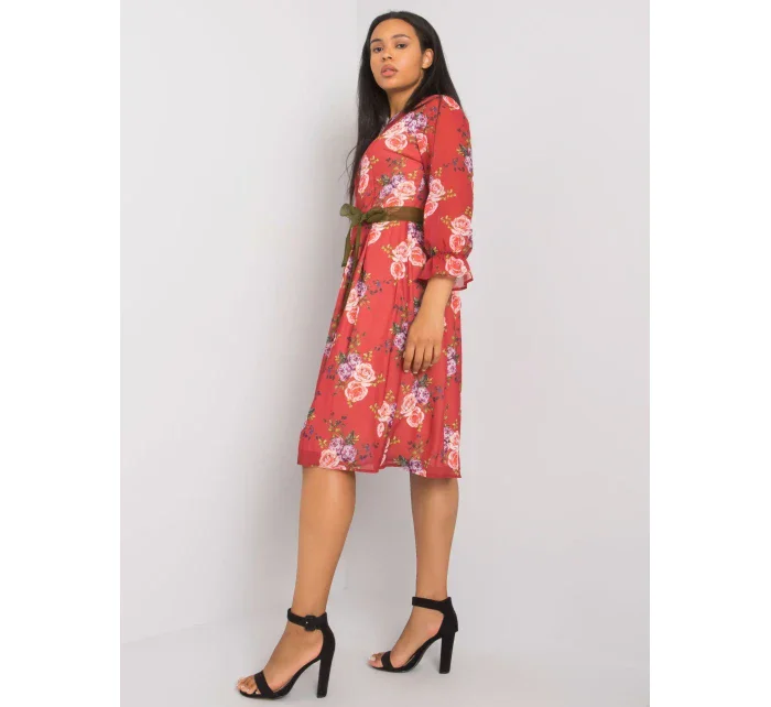 Sukienka LK SK model 21258845 bordowy - FPrice