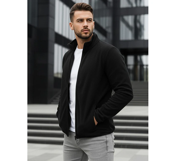 Bluza męska rozpinana czarna model 22103254 - FashionStreet