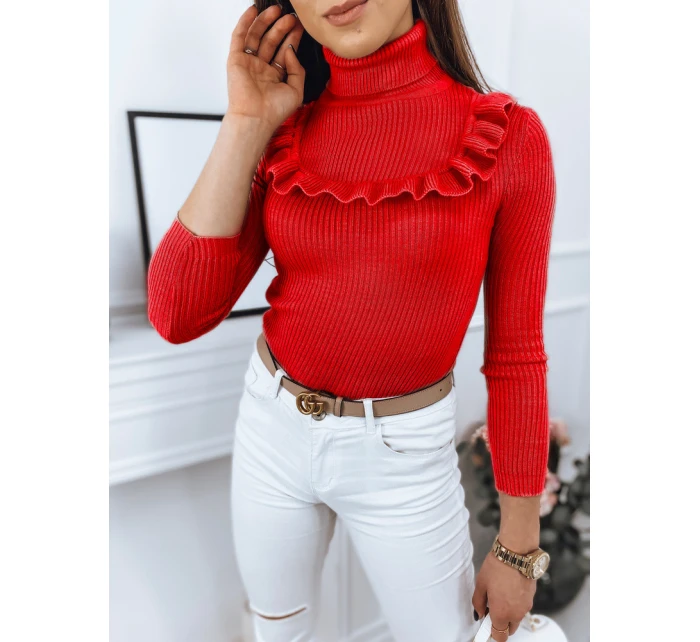 Dámský svetr NOAH červený FashionStreet MY1451