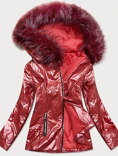 ZIMOWA KURTKA DAMSKA METALICZNA model 21242437 - Fashionable