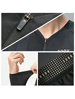 model 22114123 Cyklistický dres s dlouhým rukávem Diamond velikost S černý - Rockbros