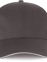 WK WKP 145 6 panelová kšiltovka 20.145W shale grey/light grey